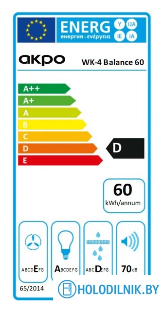 Кухонная вытяжка Akpo Balance 60 WK-4 (черный)