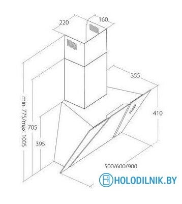 Кухонная вытяжка Akpo Cetias 60 WK-4 (черный)