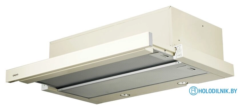 Кухонная вытяжка Akpo Light eco glass twin 60 WK-7 (бежевый)