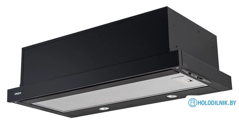 Кухонная вытяжка Akpo Light eco twin 60 WK-7 (черный)