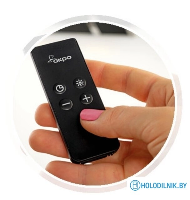 Кухонная вытяжка Akpo Light Touch Glass Twin 60 WK-7 (черное стекло/нержавеющая сталь)