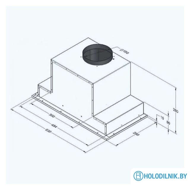 Кухонная вытяжка Akpo Neva Eco 60 WK-4 (нержавеющая сталь)