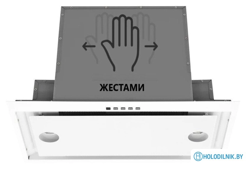 Кухонная вытяжка Akpo Neva Glass II 60 wk-12 (белый)