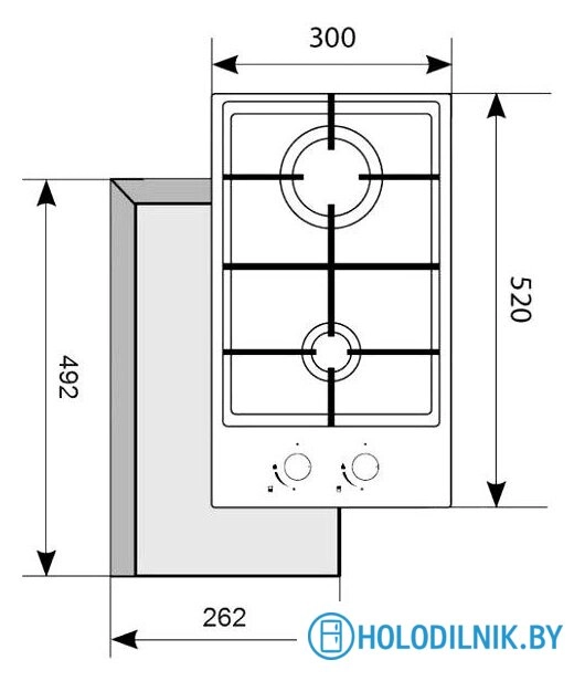 Варочная панель Akpo PGA 302 FGC WH