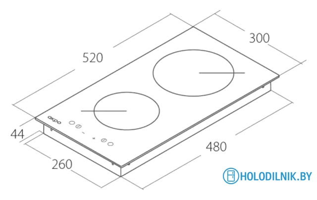 Варочная панель Akpo PKA 30830 WH
