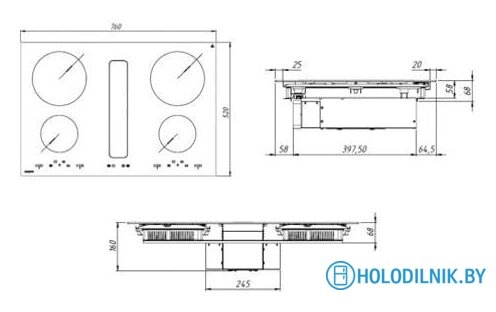 Варочная панель Akpo Tytan Induction 4 WK-9