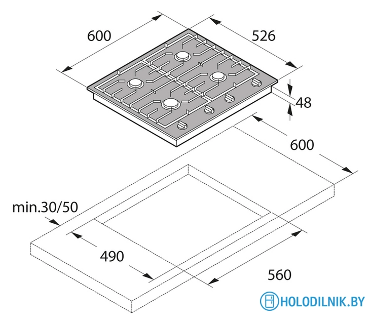 Варочная панель ASKO HG1666AB