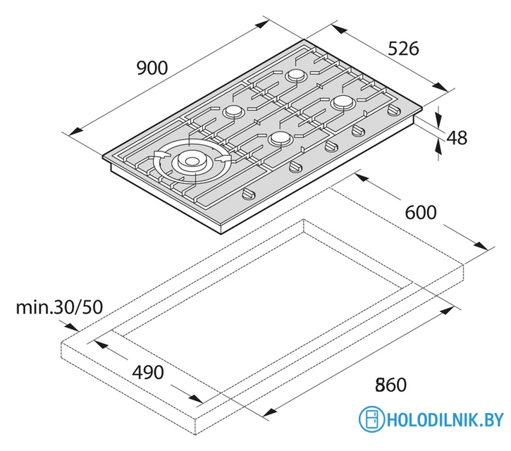 Варочная панель ASKO HG1986SB