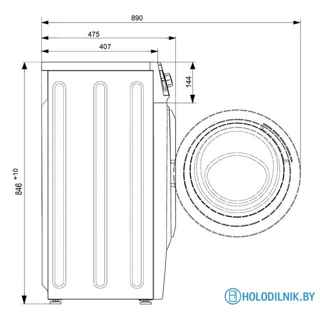 Стиральная машина ATLANT СМА 60У810-10