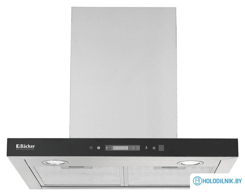 Кухонная вытяжка Backer CH60E-TGL200 SSBK Glass