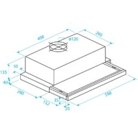 Кухонная вытяжка BEKO CTB 6407 X