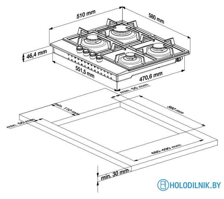 Варочная панель BEKO HILW 64235 S