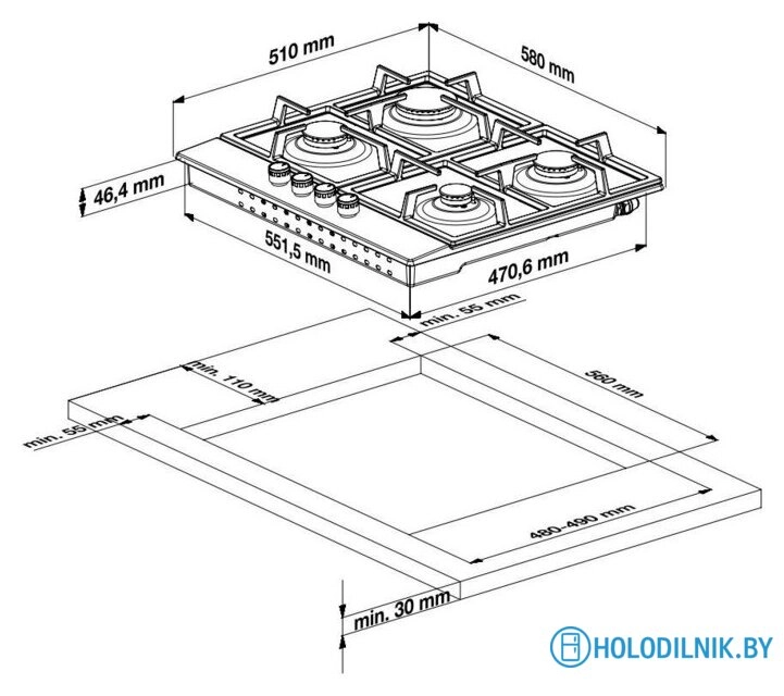 Варочная панель BEKO HILW 64325 SB