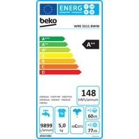 Стиральная машина BEKO WRE5511BWW
