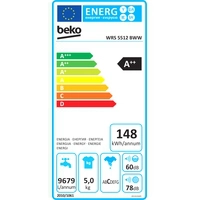 Стиральная машина BEKO WRS 5512 BWW