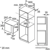 Микроволновая печь Bosch BFL524MS0