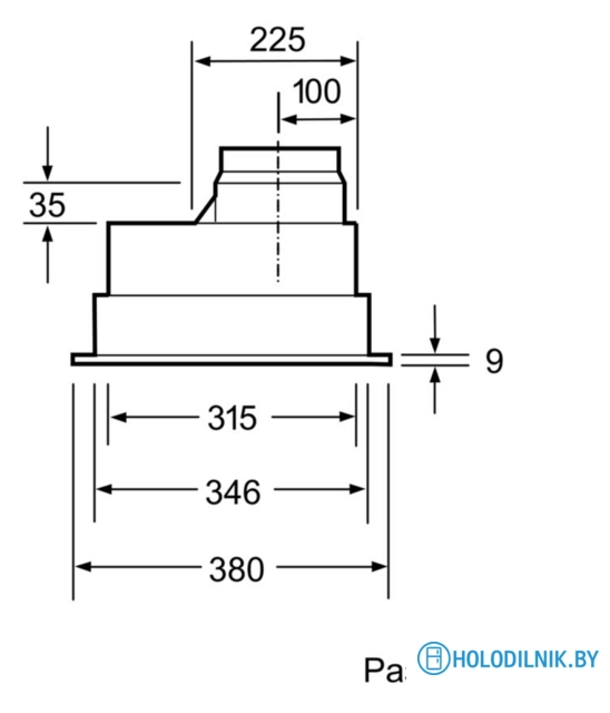 Кухонная вытяжка Bosch DHL555BL