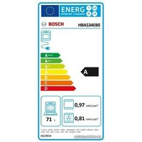 Электрический духовой шкаф Bosch HBA534EB0