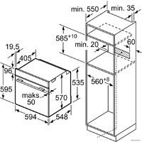 Электрический духовой шкаф Bosch HBT537FB0