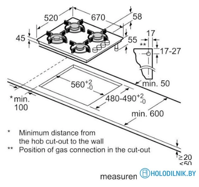 Варочная панель Bosch POP7C2P30O