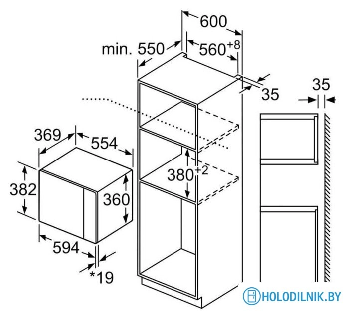 Микроволновая печь Bosch Serie 6 BEL454MB1F