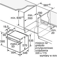 Электрический духовой шкаф Bosch Serie 6 HBA578BB0