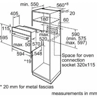 Электрический духовой шкаф Bosch Serie 6 HBJ558YW3Q