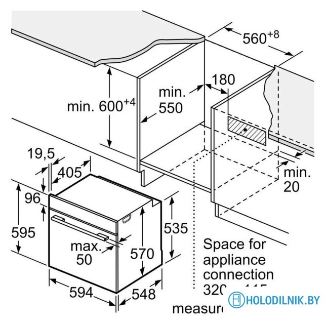 Электрический духовой шкаф Bosch Serie 6 HJG852YS0