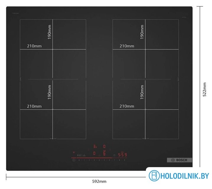 Варочная панель Bosch Serie 6 PVQ61CHB1E