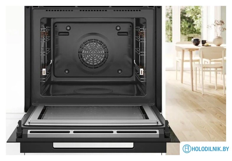 Электрический духовой шкаф Bosch Serie 8 HNG978QB1