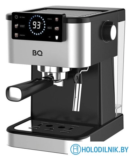 Рожковая кофеварка BQ ECM1078M (черный/нержавеющая сталь)