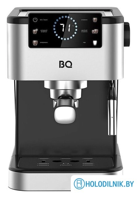 Рожковая кофеварка BQ ECM1078M (черный/нержавеющая сталь)