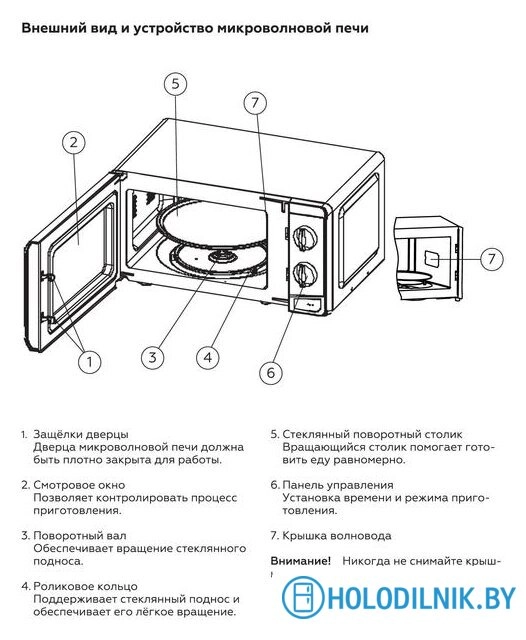 Микроволновая печь BQ MWO-20003SM/W
