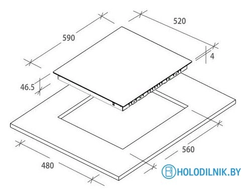 Варочная панель Candy CH 64 CCW