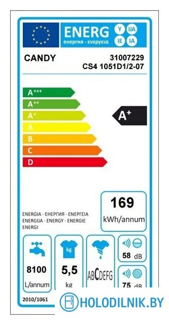 Стиральная машина Candy CS4 1051D1/2-07