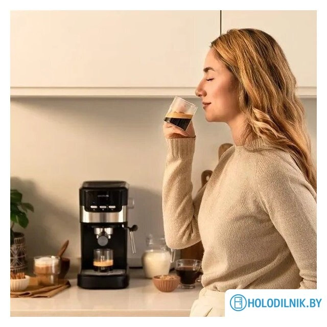 Рожковая кофеварка Cecotec Power Espresso 20 Pecan