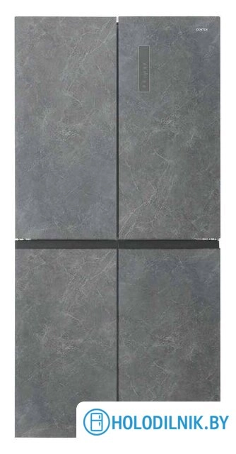 Четырёхдверный холодильник CENTEK CT-1742 Gray Stone