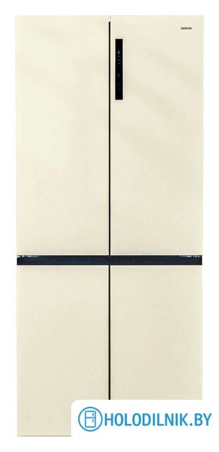 Четырёхдверный холодильник CENTEK CT-1746 Beige