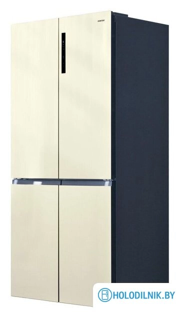 Четырёхдверный холодильник CENTEK CT-1746 Beige