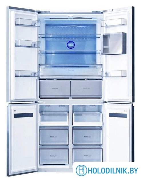 Четырёхдверный холодильник CENTEK CT-1746 Beige