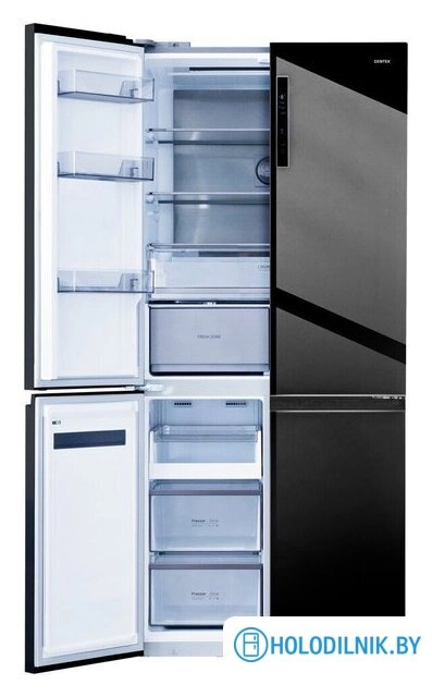 Четырёхдверный холодильник CENTEK CT-1746 Black