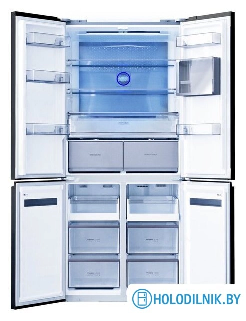 Четырёхдверный холодильник CENTEK CT-1746 Black