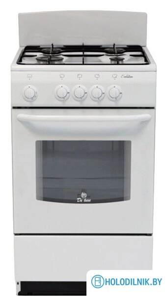 Кухонная плита De luxe 5040.38Г (Щ) (белый)