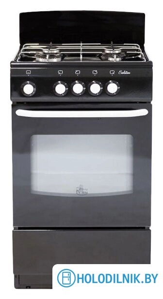 Кухонная плита De luxe 5040.38Г (Щ) (черный)