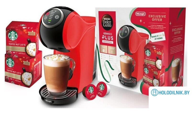 Капсульная кофеварка DeLonghi Dolce Gusto Genio S Plus EDG315.R