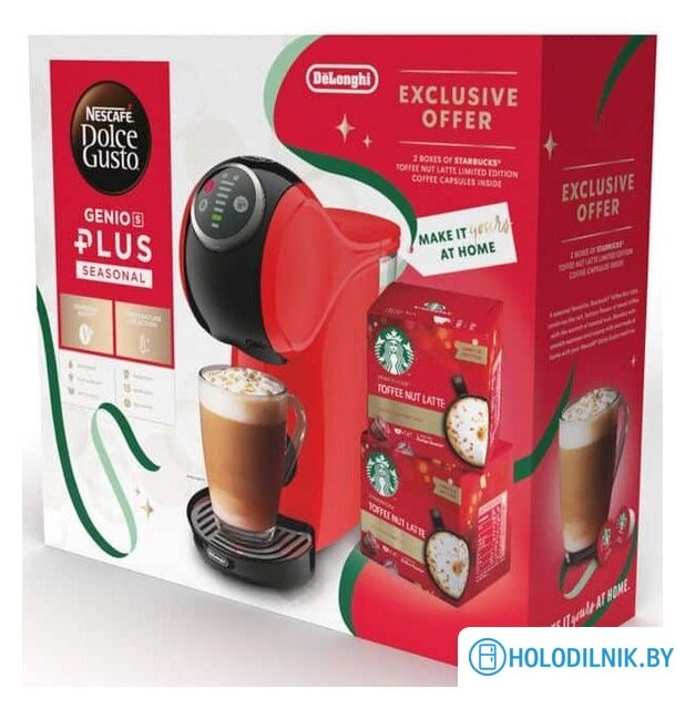 Капсульная кофеварка DeLonghi Dolce Gusto Genio S Plus EDG315.R