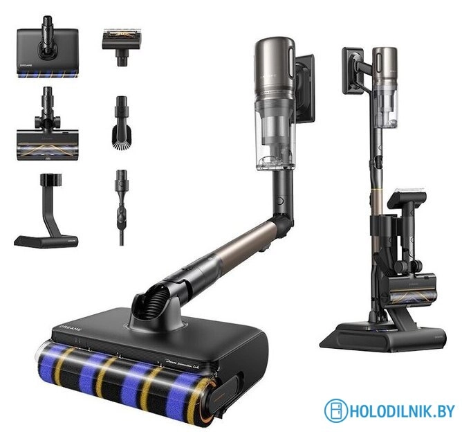 Пылесос Dreame Z40 AquaCycle Pro VRV63F (евровилка, серый)