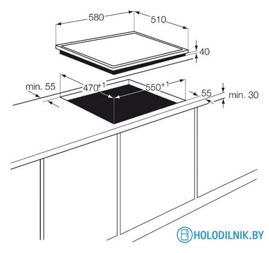 Варочная панель Electrolux EGE6172NOK