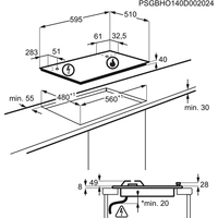 Варочная панель Electrolux EGS6436K