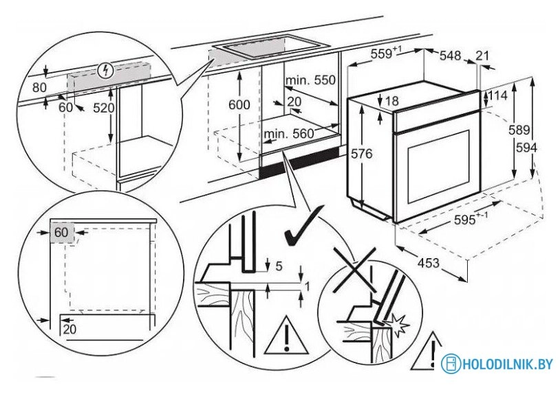 Электрический духовой шкаф Electrolux EOF8H39H